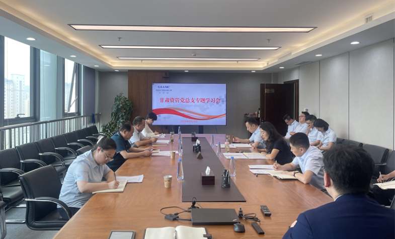 集团公司列席旁听OK钱包党总支专题学习会